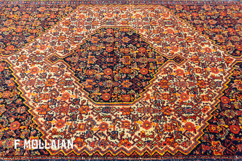 Antique Persian Senneh Rug n°:57375493